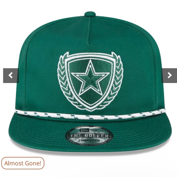 Dallas Cowboys Kelly Green Golf Rope The Golfer 9Fifty Snapback Hat Cap New Era - Picture 3 of 5